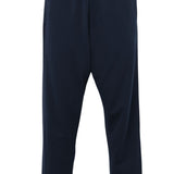 Washi Blend Tapered Trousers - Navy