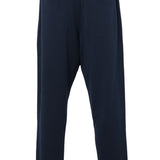 Washi Blend Tapered Trousers - Navy