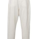 Washi Blend Tapered Trousers - Off White