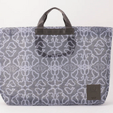 African Textile Mesh Tote Bag (Large) / DARK GRAY