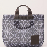 African Textile Mesh Tote Bag (Medium) / DARK GRAY