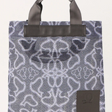 African Textile Mesh Tote Bag (Small) / DARK GRAY