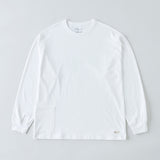 7.3oz ORGANIC COTTON L/S POCKET TEE/WHITE 3