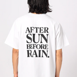 Lunch T-shirt AFTER SUN BEFORE RAIN / WHITE/L