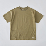 8.8oz ORGANIC COTTON POCKET TEE/L OLIVE