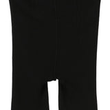 シルクニットバイカーパンツ（made  for all gender）- Black