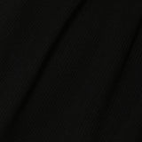 和紙キュプラフレアレイヤードショーツ - Black