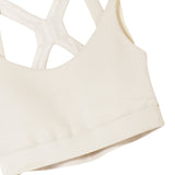 和紙ポンチ ダブルショルダー ブラトップス - Off White