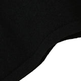 和紙ヤクロングカシュクールニット-Black