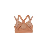 Washi ponch Double Shoulder Bra tops - Camel