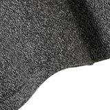 和紙ヤクロングカシュクールニット-Charcoal