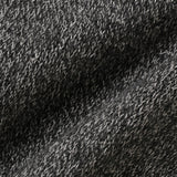 和紙ヤクロングカシュクールニット-Charcoal